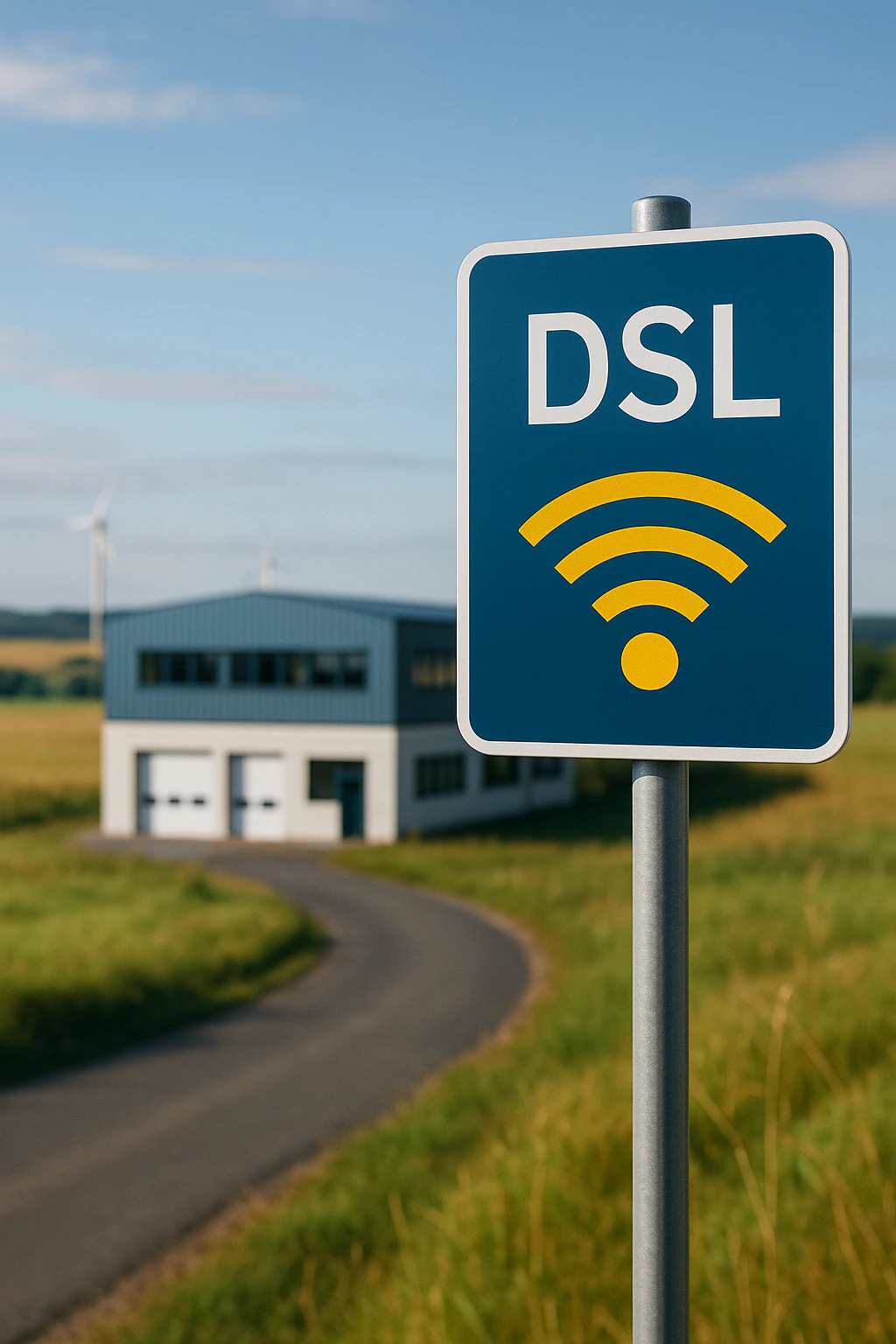 DSL-Modem in einem Unternehmensumfeld
