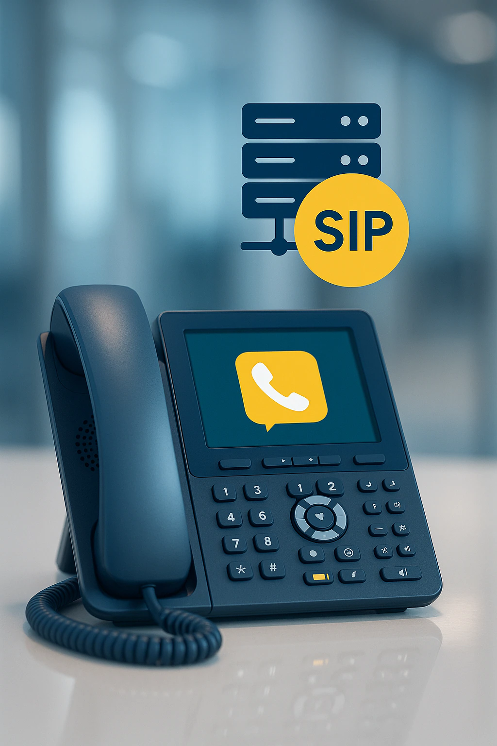 SIP Trunk Infrastruktur Illustration