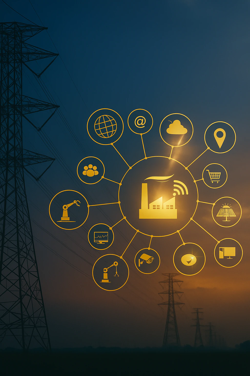 KRITIS Security Illustration